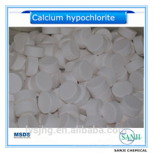 Hipoclorito de cálcio comprimido a 70% para tratamento de água